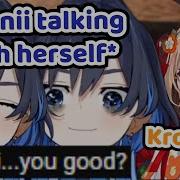 Gigi ACCIDENTALLY Witnessed Kronii Having Her Schizophrenic Fit By Herself