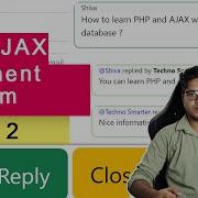 Comment System Using PHP AJAX And MYSQL Database Comment And Reply System Part 2