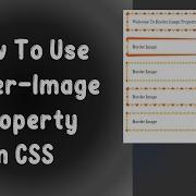 How To Use Border Image Property In CSS