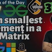 D 617 Kth Smallest Element In A Matrix GFG POTD 27 Dec GeeksForGeeks Problem Of The Day