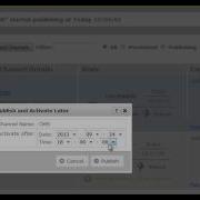 ONELAN CMS Tutorial 15 Publish ActivateLater