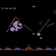 Управляем ПВО в Missile Command Atari 8 Bit 800 Прохождение Игра от компании Atari 1981