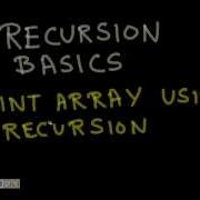 Programming Interview Print Array Print Reverse Of Array Using Recursion