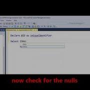 MSSQL How To Replace Null With Uniqueidentifier