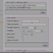 Renaming Database Tables With PhpMyAdmin PhpMyAdmin Tutorials