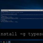 Installing Ionic Cordova Typescript