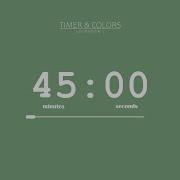 45 Minute Timer Sweet Green Screen Countdown Progress Bar