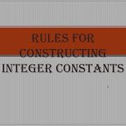 Lecture 6 Integer Constants In C And Use Of The Const Keyword