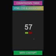 Build A Countdown Timer With Dark Theme Using The Power Of ChatGPT