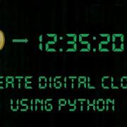 Python Project Digital Clock In Python Tkinter