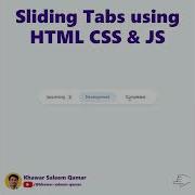 Making Sliding Tabs With Html And Css