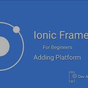 Ionic Framework 5 Tutorials For Beginners 4 Adding Android IOS Platform To Project
