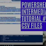 PowerShell Intermediate Tutorial 5 CSV Files Intermediate