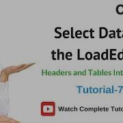 QlikView Select DataData Model Script Editor And Table Viewer Tutorial 7