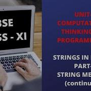 STRINGS IN PYTHON PART 6