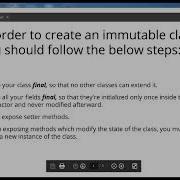 Immutable Class In Java