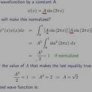 How To Normalize A Wave Function In Quantum Mechanics