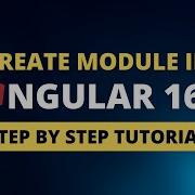 How To Create Module In Angular