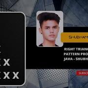 Right Triangle Star Pattern Program In JAVA Shubhamvsnv