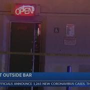 Customers Take Cover As Man Gets Shot Outside Bar