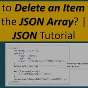 How To Delete An Item From The JSON Array JSON Tutorial