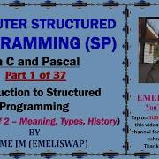 Структурное программирование на языках C и Pascal часть 1 из 37 Введение в SP