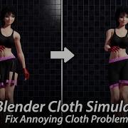 Blender Cloth Simulations Fixing Simulation Problems