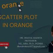 36 Scatter Plot Widget In Orange Dr Dhaval Maheta