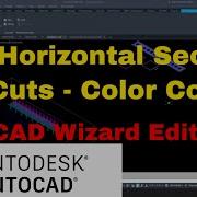 Горизонтальные разрезы в AutoCAD управление цветом и переопределением слоев