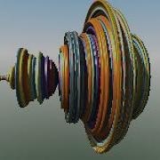 3D Mandelbox Geometric Fractal