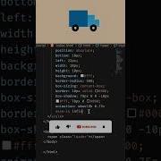 Pure CSS Truck Loader Pure CSS Animation HTML CSS CSS Loader Shorts Programming