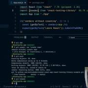 Using React Testing Library With Create React App
