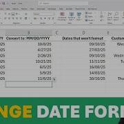 How To Change Excel Date Format Including Dates That Won T Format