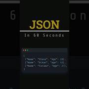 JSON за 60 секунд один из самых важных форматов файлов данных которые нужно знать базынаукиод