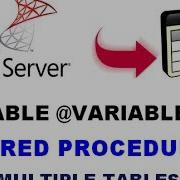 SQL Server Table Variables STORED PROCEDURES Multiple Table Variables