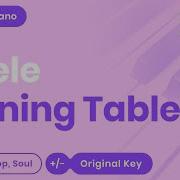 Adele Turning Tables Karaoke Piano