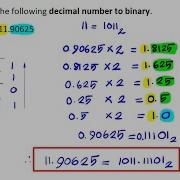 Convert A Decimal Fraction To Its Binary Equivalent