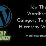 How The WordPress Category Template Hierarchy Works WordPress Beginners Tutorial Tutorial 14