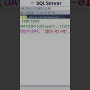 How To Write Datediff Function In SQL Server