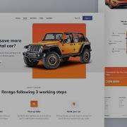 Build A Responsive Car Rental Website Using HTML CSS JavaScript