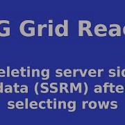 AG Grid React Tutorial 16 Deleting Server Side Data SSRM After Selecting Rows