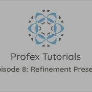 Profex XRD Refinement Presets