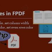 How To Create Table In FPDF In Tamil Part 4