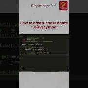 How To Create Chess Board Using Python Python Practically