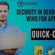 Security In DevOps Quick Wins For Application Security Testing