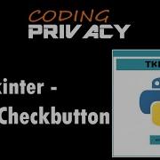 11 Using Checkbutton In Tkinter Python