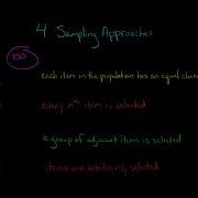 4 Sampling Approaches