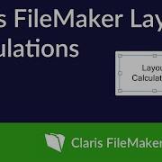 Claris FileMaker Layout Calculations
