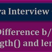 What Is The Difference Between Length And Length In Java