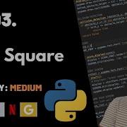 Valid Square Leet Code 593 Theory Explained Python Code